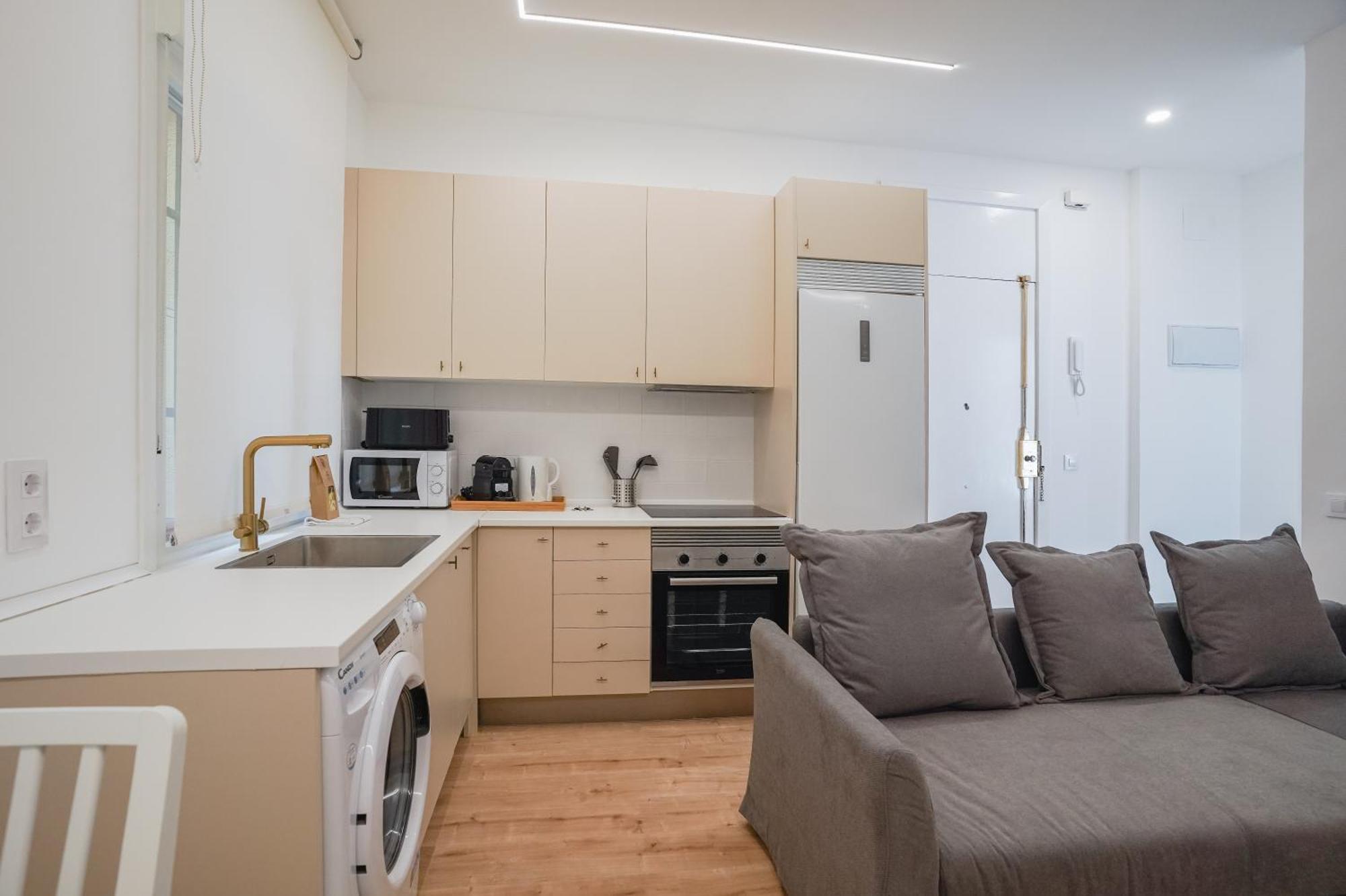 Cozy And Modern-1Bedroom 1Bathroom-Delicias Madrid Kültér fotó
